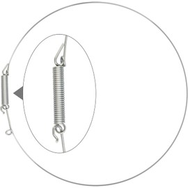 ACA56078801 Washer Boot Seal Ring for LG Kenmore Front-Load Washing Machines, Clamp Assembly for MDS47123619 LG Front Load Washer Door Seal, Replaces Part Number AP4998833 AH3530864, 2 Pack