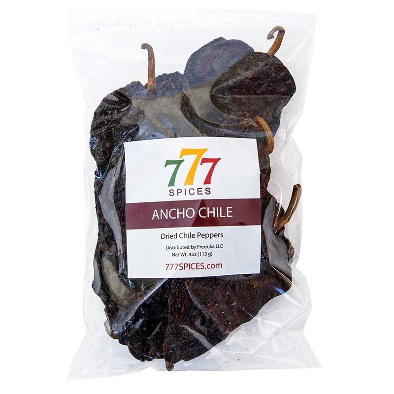 Mexican Chiles 3 Pack Guajillo, Ancho and Pasilla 4oz each.
