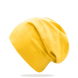 Glamexx24 Beanie Hat for Men and Women: Unisex Winter Fleece Hat Men's Long Classic Slouch Jersey Beanie Hat for Spring, Autumn and Winter, yellow