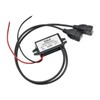 Dual Female USB 12V to 5V 2A/3A 15W Car Stepdown Converter Reverse Protection