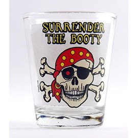Mexico Pirate"Surrender the Booty" Shot Glass