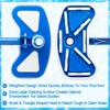 SiliFine 5 Pcs Swimming Pool Cleaning Kit 17.5'' Brush Head