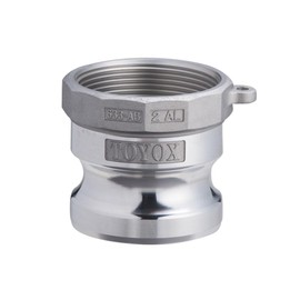 TOYOX 633-AB-1/2-AL Cam Lock Adapter, Female Thread, For Plant Plumbing and Various Machines, 1/2-Inch, Aluminum Alloy