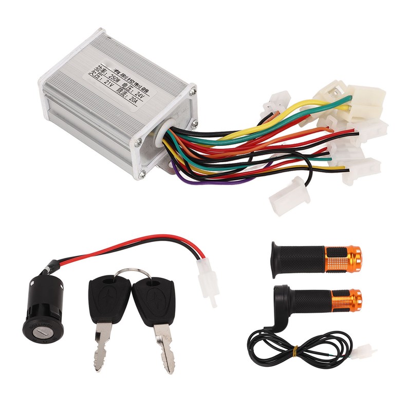 Electric Bike Speed Controller Brushed 24V 250W Aluminum Alloy Electric
