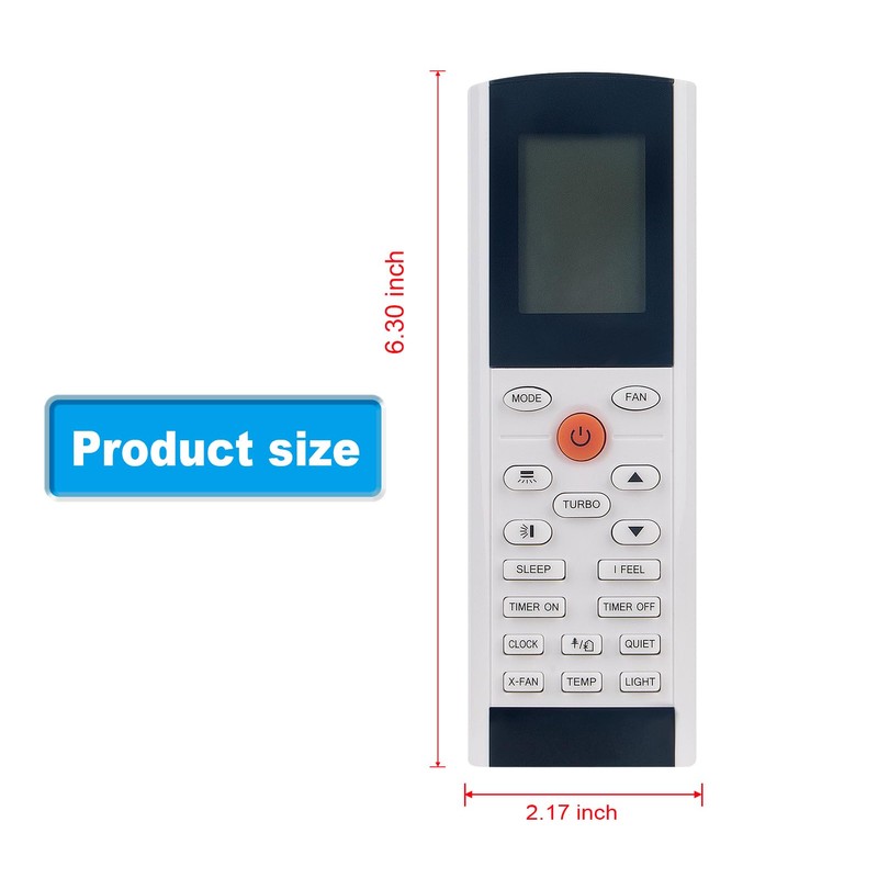 YACIFBI Replace AC Remote Control Compatible with Gree Trane Air