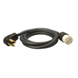 Southwire 18540008 10/4 Heavy-Duty SEOOW 30-Amp, 125/250-Volt Nema 14-30 Plug to Twist-Lock L14-30 Connector, 14-30P To L14-30R