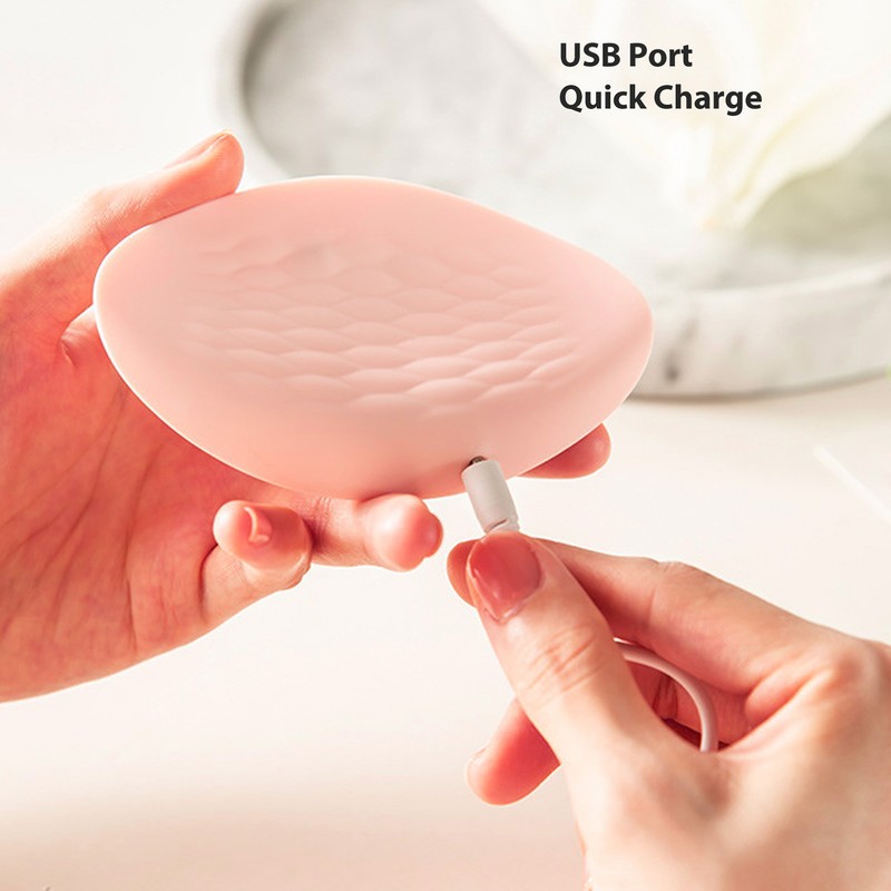 2pcs Wireless Lactation Massager 10 Vibration Levels Rechargeable Portable Remote