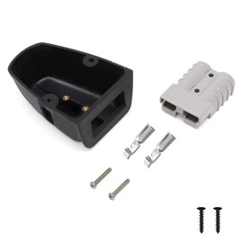 KarlKers 50A Plug Mounting Bracket for Anderson SB-50 Series Connectors, 12-24V DC 50Amp Battery Quick Connect/Disconnect Connector Mounting Bracket for Car Marine Trailer