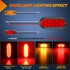 Nilight LED Trailer Light Kit 6 Inch Oval Stop Turn