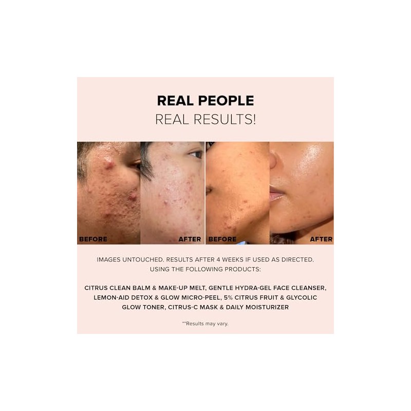 Nudestix 3-Step Citrus Renew Set for Makeup – Travel-Size Skincare