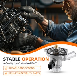 GoaMotors 85993 Upgrade Thermostat Housing Assembly Fit for Buick Encore Fit for Chevy Cruze Sonic Trax 1.4L Replaces 25200455 55565336 55579010 55593034