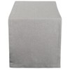 DII CAMZ38723 Solid Chambray, Table Runner 14x72, Chambray Gray