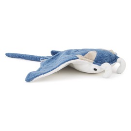 Zappi Co Plush Children's Stuffed Soft Cuddly Plush Toy-Part of Safari Animals Collection, Perfect for Kids (31cm Width) (Blue Manta)