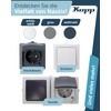 Kopp Nautic Double Protective Contact Socket with Hinged Lid and