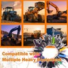 105PCS Non-Duplicate Heavy Equipment Keys Master Set, Construction Ignition Key