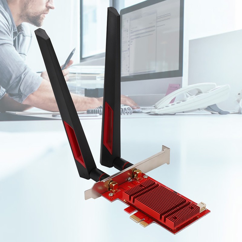 For Intel AX200 Bluetooth 5.0 PCI‑E DesktopWireless Network Card with