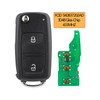 2-button car key 433 MHz ID48 chip for Volkswagen Golf