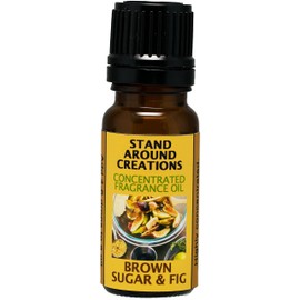 Concentrated Fragrance Oil - Brown Sugar And Fig: A great all season addition w/notes of fig w/caramelized brown sugar.(.33 fl. oz.)