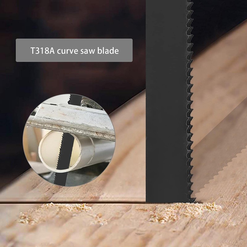 EMSea 10pcs T318A T-Shank Jigsaw Blades 132 High Speed Steel