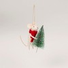 Sass & Belle Mouse with Christmas Tree Felt Decoration