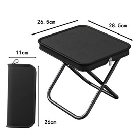 ZTFT Folding Chair, Outdoor Chair, Compact Chair, Convenient to Carry, Load Capacity 330.7 lbs (150 kg), Lightweight Folding Chair, Single Second Opening/Closing, For Fishing, Travel, Barbecues