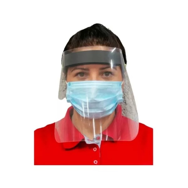 Steren Careta Facial Protectora Mascarilla Reutilizable De Acetato Color Transparente