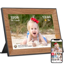 Digital Picture Frame,WiFi frameo Digital Photo Frame with 10.1 Inch 1280x800 IPS Touch Screen,Easy Load from Phone 32GB Digital Frame,Auto Rotating Pohto/Video by Electronic Picture Frame,Best Gift