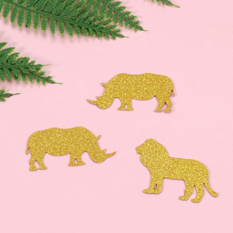 Aboofan 100 Pieces Hawaiian Jungle Theme Creative Confetti Decoration for