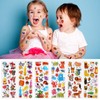 Cobee 3D Puffy Stickers for Kids, 12 Sheets Cute Animal