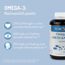 - NORSAN Premium Omega 3 Cod Oil Capsules High Dose - 1,500 mg Omega 3 per Serving - Over 2,000 Doctors Recommend Norsan Omega 3 Oil - 100% Natural Wild Caught, No Burping
