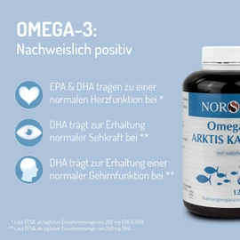 - NORSAN Premium Omega 3 Cod Oil Capsules High Dose - 1,500 mg Omega 3 per Serving - Over 2,000 Doctors Recommend Norsan Omega 3 Oil - 100% Natural Wild Caught, No Burping