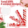69ft Christmas bulletin board decorations, Peppermint bulletin Board Border Trim,