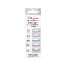 Sally Hansen Salon Effects® Perfect Manicure x Pride, Born To Slay, Press On Nails, Oval Shaped, Non-Damaging Adhesive Tabs, File, and Alcohol Pad Included