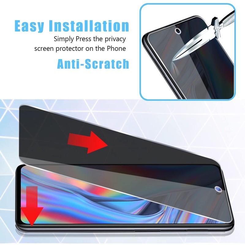 Anbzsign [2 Pack BLU F91 5G (2022) Privacy Screen Protector,