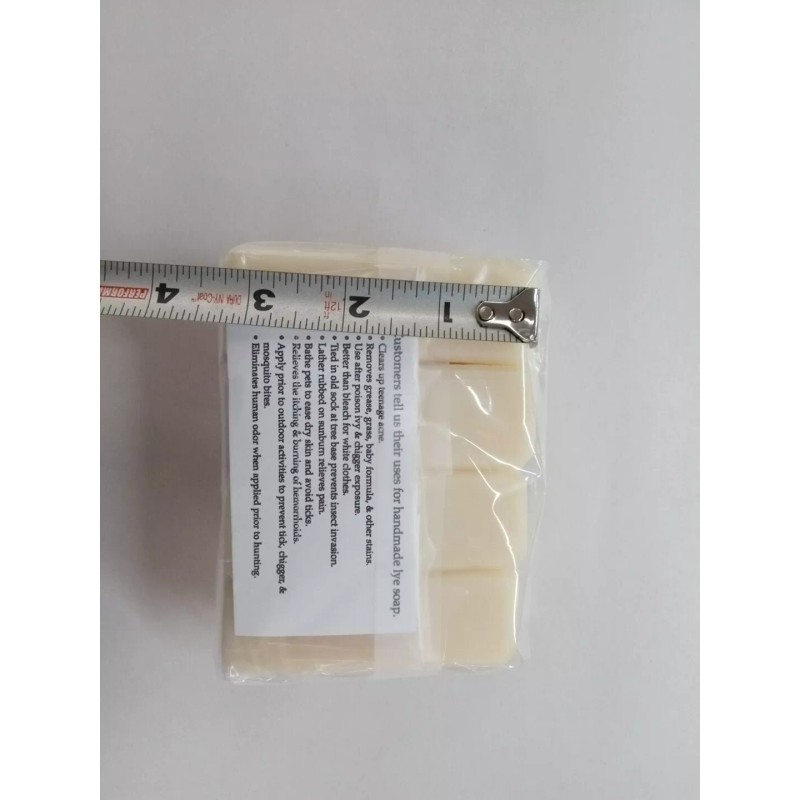 Homemade Hand Made Lye Soap 4 Pack