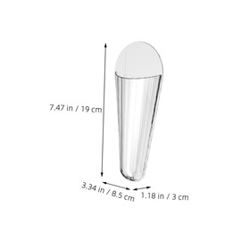 FUNOMOCYA 2pcs Storage Box Wall Scissor Rack Scissor Organizer Tools Organizer Wall Mounted Scissor Holder Wall Shear Rack Office Scissor Rack Storage Rack The Pet Indoor