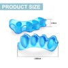 2 Pack Silicone Toe Separators, Toe Straightener for Bunion Correction