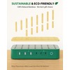 VisionSync Bamboo USB-C Charging Station for Multiple Devices,60W 6 Port