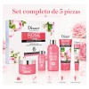 Crema Extracto Rosas. Ceramidas, Arrugas, Hidratante, 5 Pzs