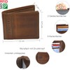 J JONES JENNIFER JONES Mens Genuine Leather Wallet with RFID