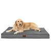 SheSpire Gray Orthopedic Memory Foam Dog Bed Soft Pet Mattress