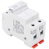 Fuse Holder Base 2 Pole DIN Rail Mount Power Distribution