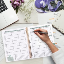 Student Planner 2025-2026 Monthly & Weekly School Planner 2025-2026 Student Planners Academic Year for Middle and High School, Aug 2025 - Jun 2026, 8.2" x 10.7", Academic Planners with Stickers & 3-Hole Punched - Pink