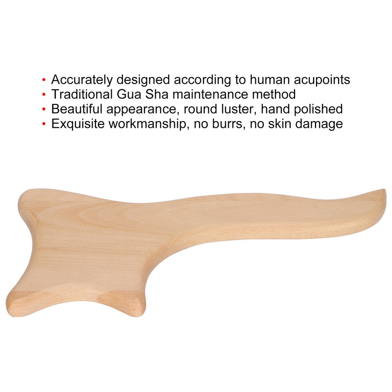 Scraping Board Wooden Guasha Massage Tool for Back Neck Waist