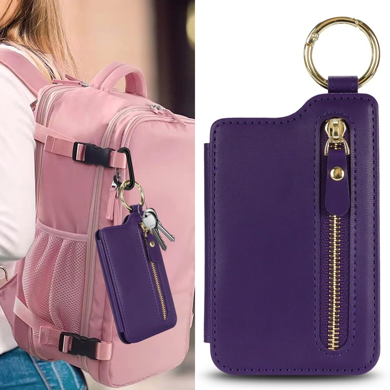 Zouzt Magsafe Wallet (SKU ASIN, dark purple, Classic