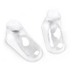 Ostlttyn 50Pcs Clear Plastic Baby Feet Display Inserts, Baby Booties