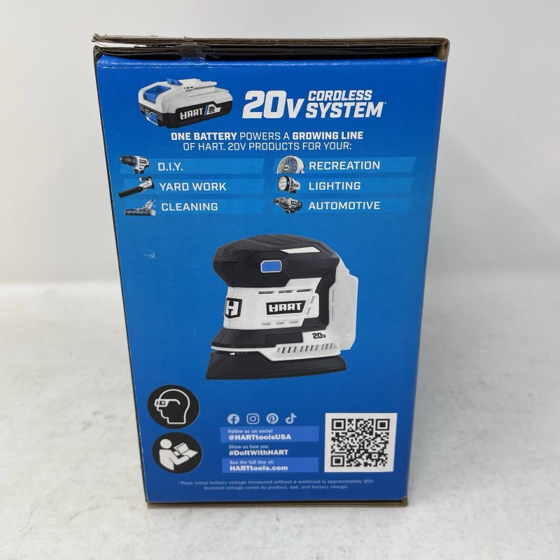 HART 20-Volt Cordless Detail Sander HPSD85 *Tool Only*