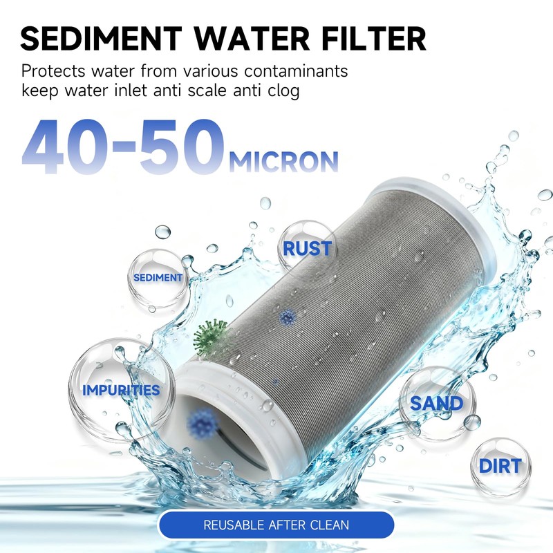 Washing machine water filter, capable of filtering out impurities of