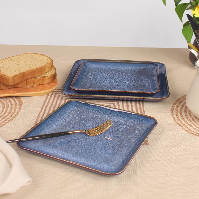 jinsongdafa Porcelain Dinner Plates set dessert salad dish Set of