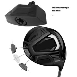 Briny River Golf Club Screw Counterweight Screw Ball Head Weight 11g Compatible with Ping G425 Driver, Black